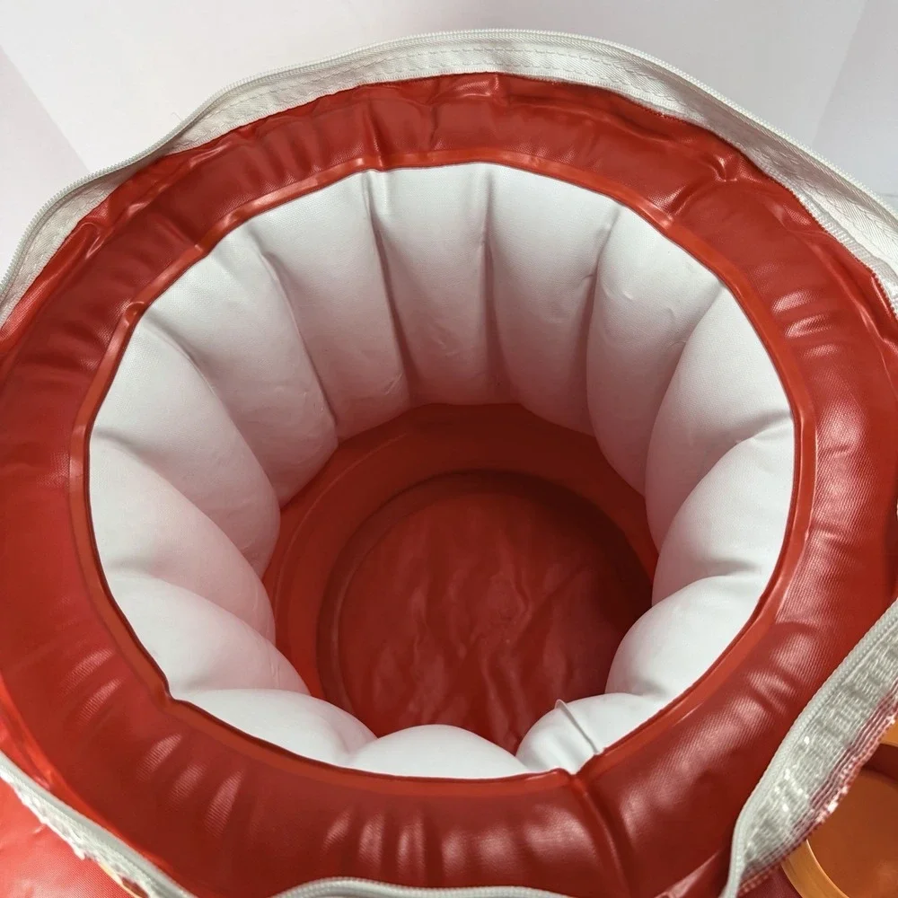 Sportstuff Floating Cooler 16 Quart Inflatable Drink Holder Pool Lake No Lid